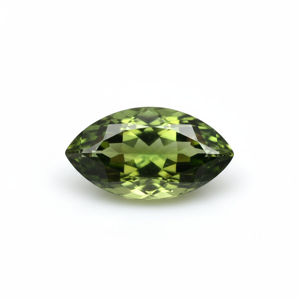 Green Tourmaline 10PC Tiny 2x4 MM Marquise Faceted Green Superior Semi Precious Loose Gemstone