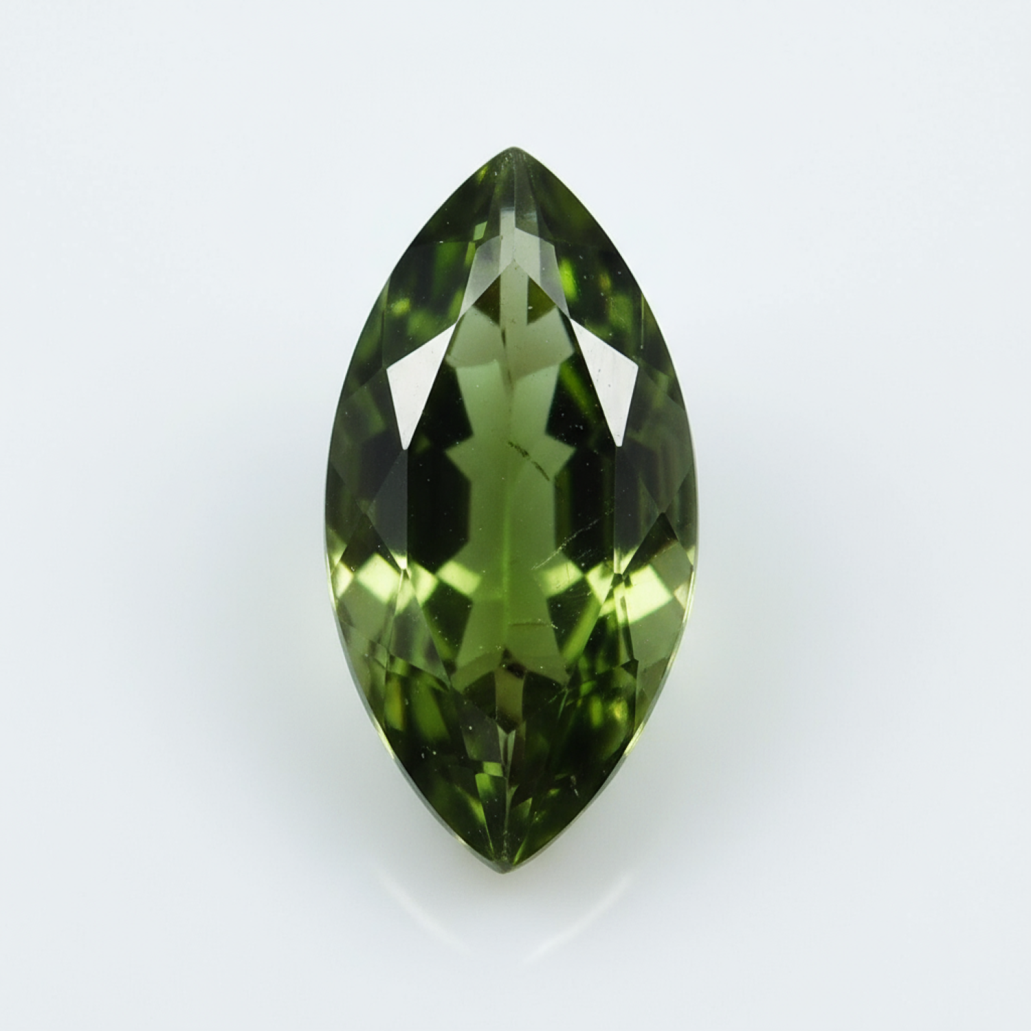 Green Tourmaline 10PC Tiny 2x4 MM Marquise Faceted Green Superior Semi Precious Loose Gemstone Secondary image