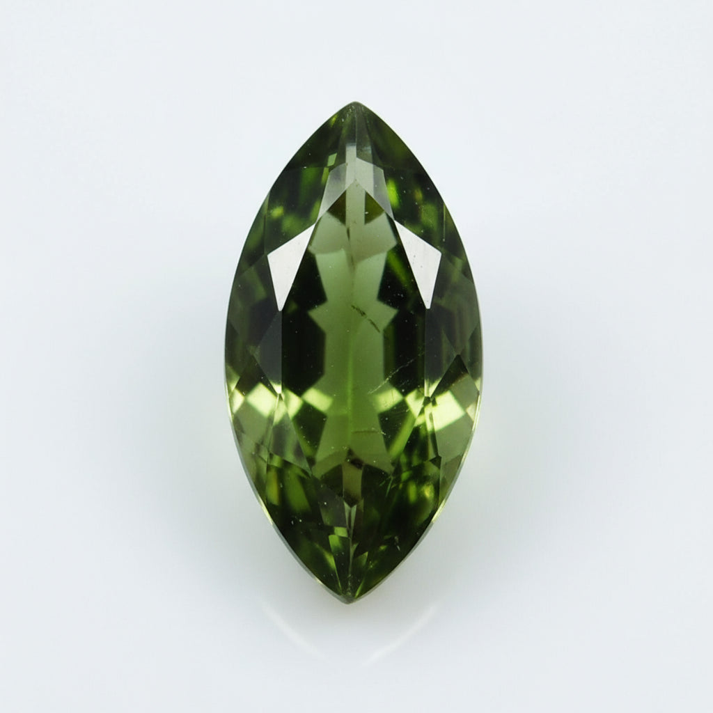 Green Tourmaline 10PC Tiny 2x4 MM Marquise Faceted Green Superior Semi Precious Loose Gemstone