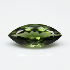 Green Tourmaline 1PC Tiny 4x8 MM Marquise Faceted Green Brilliant Semi Precious Loose Gems