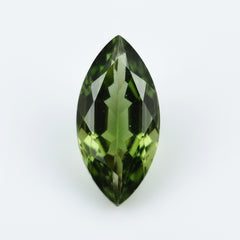 Green Tourmaline 1PC Medium 7x14 MM Marquise Faceted Green Splendid Semi Precious Gems
