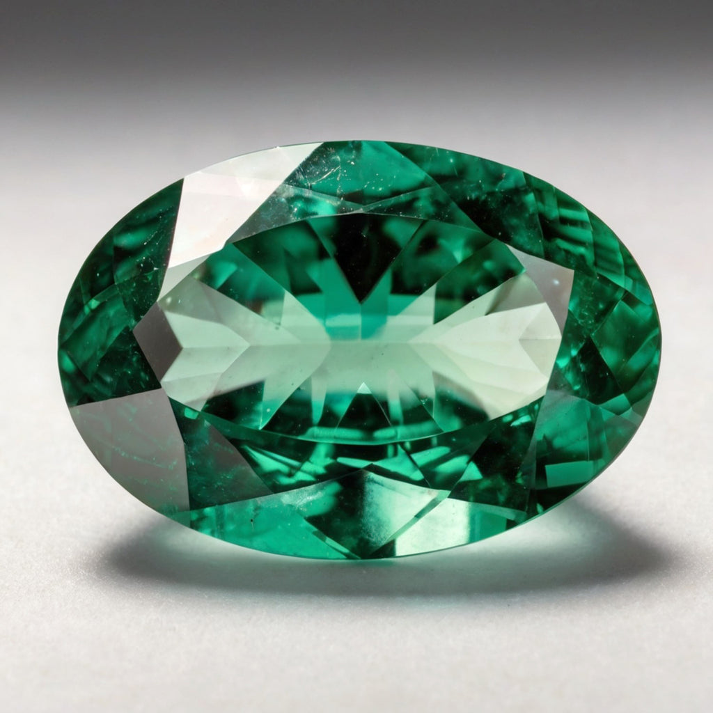 Green Tourmaline 1PC Chunky 15x20 MM Oval Faceted Green Sparkling Semi Precious Loose Gemstone