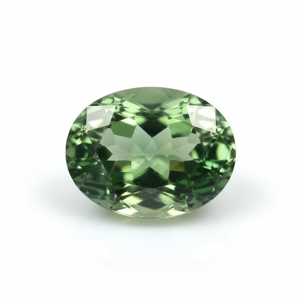 Green Tourmaline 1PC Tiny 3x5 MM Oval Faceted Green Sparkling Semi Precious Gems