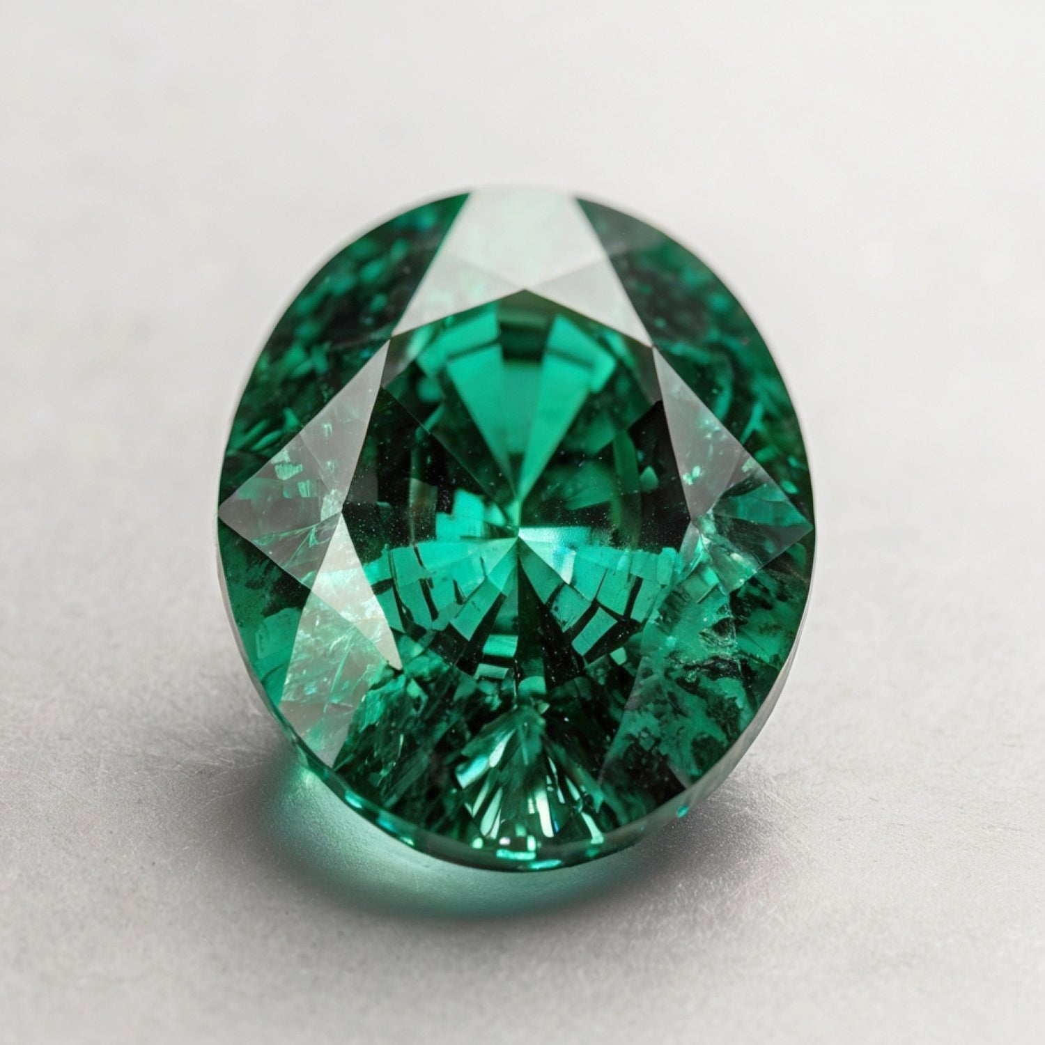 Green Tourmaline 1PC Small 7x9 MM Oval Faceted Green Shine Semi Precious Loose Gems