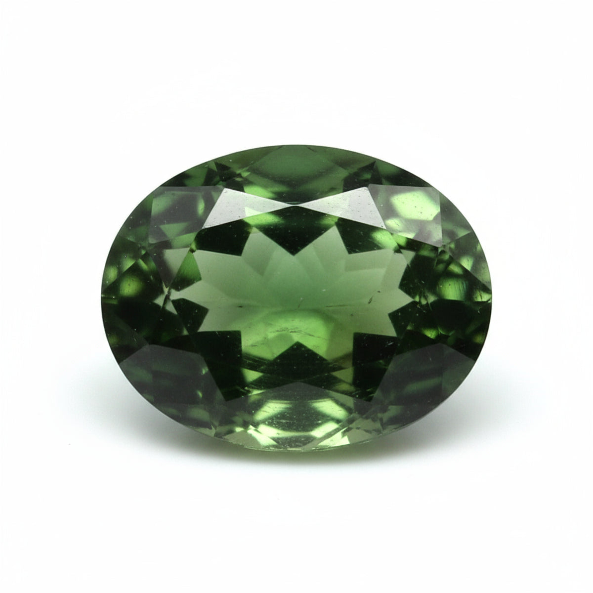 Green Tourmaline 1PC Medium 8x10 MM Oval Faceted Green High-Quality Semi Precious Loose Gemstones