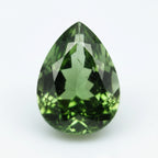 Green Tourmaline 1PC Large 10x12 MM Pear Faceted Green Fine Semi Precious Gems