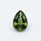 Green Tourmaline 1PC Tiny 3x5 MM Pear Faceted Green Superior Semi Precious Loose Gemstone