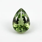 Green Tourmaline 1PC Tiny 4x6 MM Pear Faceted Green Pure Semi Precious Loose Gemstones