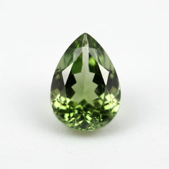 Green Tourmaline 1PC Tiny 4x6 MM Pear Faceted Green Pure Semi Precious Loose Gemstones