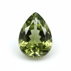 Green Tourmaline 1PC Small 7x9 MM Pear Faceted Green Polished Semi Precious Loose Gemstones