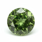 Green Tourmaline 1PC Large 11x11 MM Round Faceted Green Fine Semi Precious Gems
