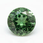 Green Tourmaline 1PC Large 12x12 MM Round Faceted Green High-Quality Semi Precious Loose Gems