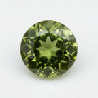 Green Tourmaline 1PC Chunky 15x15 MM Round Faceted Green Superior Semi Precious Gems
