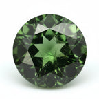 Green Tourmaline 1PC Chunky 16x16 MM Round Faceted Green Pure Semi Precious Loose Gems