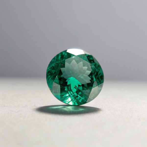 Green Tourmaline 1PC Tiny 6x6 MM Round Faceted Green Polished Semi Precious Loose Gemstones