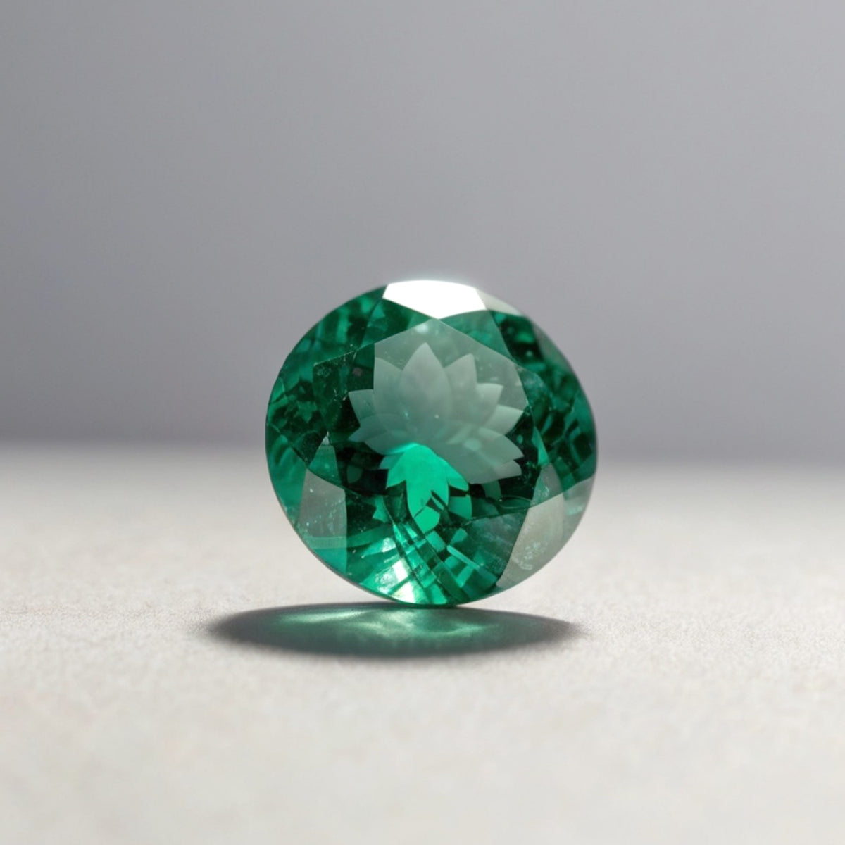 Green Tourmaline 1PC Tiny 6x6 MM Round Faceted Green Polished Semi Precious Loose Gemstones