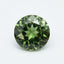 Green Tourmaline 1PC Small 8x8 MM Round Faceted Green Luster Semi Precious Loose Gems