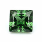 Green Tourmaline 1PC Large 11x11 MM Square Faceted Green Fine Semi Precious Gems