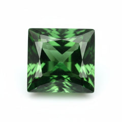 Green Tourmaline 1PC Large 11x11 MM Square Faceted Green Fine Semi Precious Gems