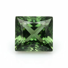 Green Tourmaline 1PC Chunky 16x16 MM Square Faceted Green Pure Semi Precious Loose Gems