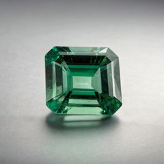 Green Tourmaline 1PC Chunky 16x16 MM Square Faceted Green Pure Semi Precious Loose Gems