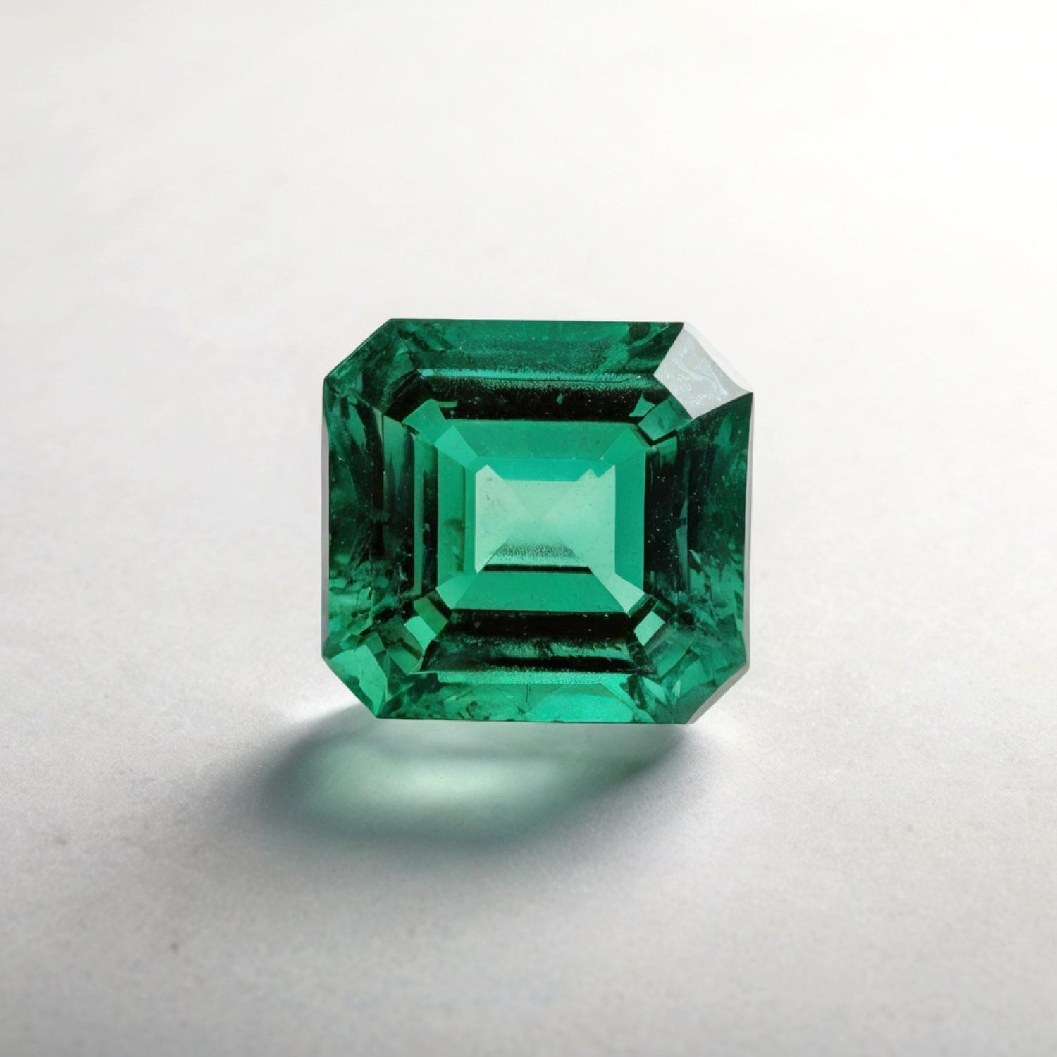 Green Tourmaline 10PC Tiny 3x3 MM Square Faceted Green Fiery Semi Precious Gems