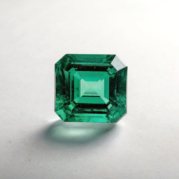 Green Tourmaline 10PC Tiny 3x3 MM Square Faceted Green Fiery Semi Precious Gems