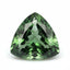 Green Tourmaline 1PC Chunky 14x14 MM Triangle Faceted Green Genuine Semi Precious Loose Gemstones