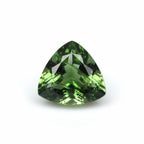 Green Tourmaline 10PC Tiny 3x3 MM Triangle Faceted Green Fiery Semi Precious Gems