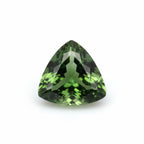 Green Tourmaline 10PC Tiny 4x4 MM Triangle Faceted Green Brilliant Semi Precious Loose Gems