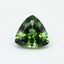 Green Tourmaline 1PC Tiny 5x5 MM Triangle Faceted Green Sparkling Semi Precious Loose Gemstone