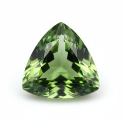 Green Tourmaline 1PC Tiny 5x5 MM Triangle Faceted Green Sparkling Semi Precious Loose Gemstone