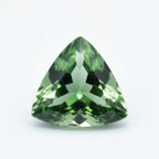Green Tourmaline 1PC Small 7x7 MM Triangle Faceted Green Splendid Semi Precious Gems