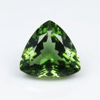 Green Tourmaline 1PC Small 8x8 MM Triangle Faceted Green Luster Semi Precious Loose Gems