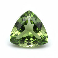 Green Tourmaline 1PC Small 8x8 MM Triangle Faceted Green Luster Semi Precious Loose Gems