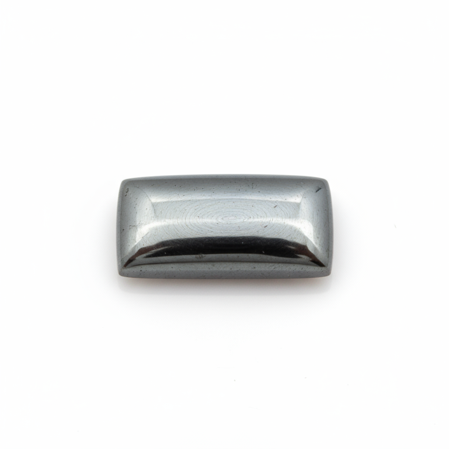 Hematite (Gunmetal) 10PC Tiny 3x6 MM Baguette Cabochon Gray Genuine semi Precious Loose Gems Hoofdafbeelding