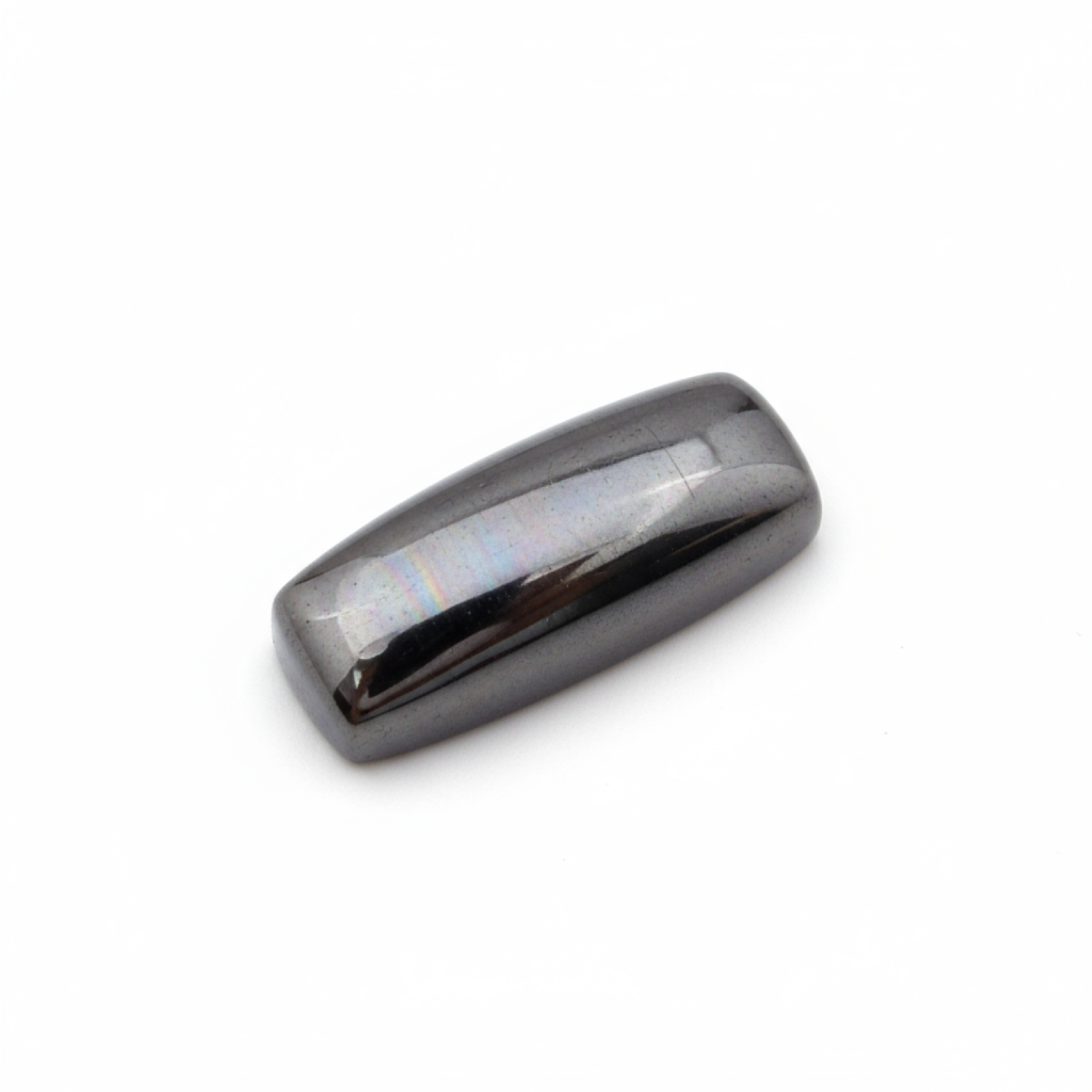 Hematite (Gunmetal) 10PC Tiny 4x8 MM Baguette Cabochon Gray Superior semi Precious Loose Gemstone Hoofdafbeelding