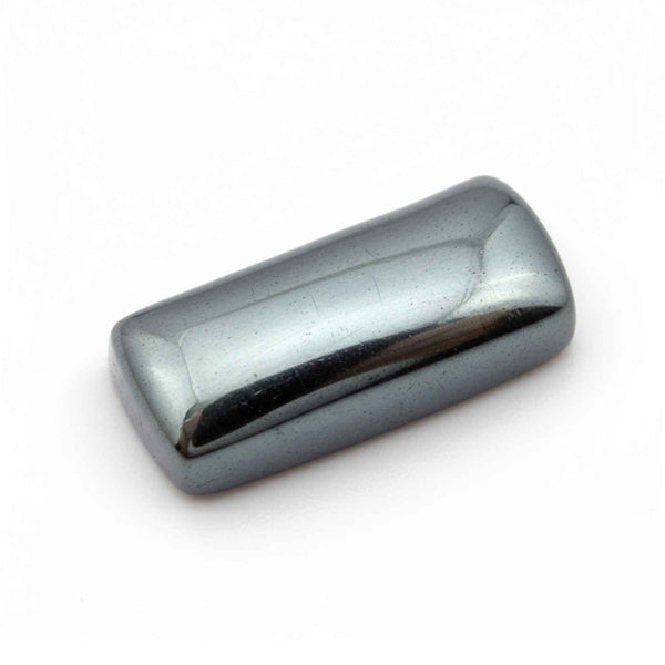 Hematite (Gunmetal) 10PC Tiny 4x8 MM Baguette Cabochon Gray Superior semi Precious Loose Gemstone