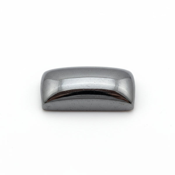 Hematite (Gunmetal) 1PC Small 5x10 MM Baguette Cabochon Gray Pure semi Precious Loose Gemstones