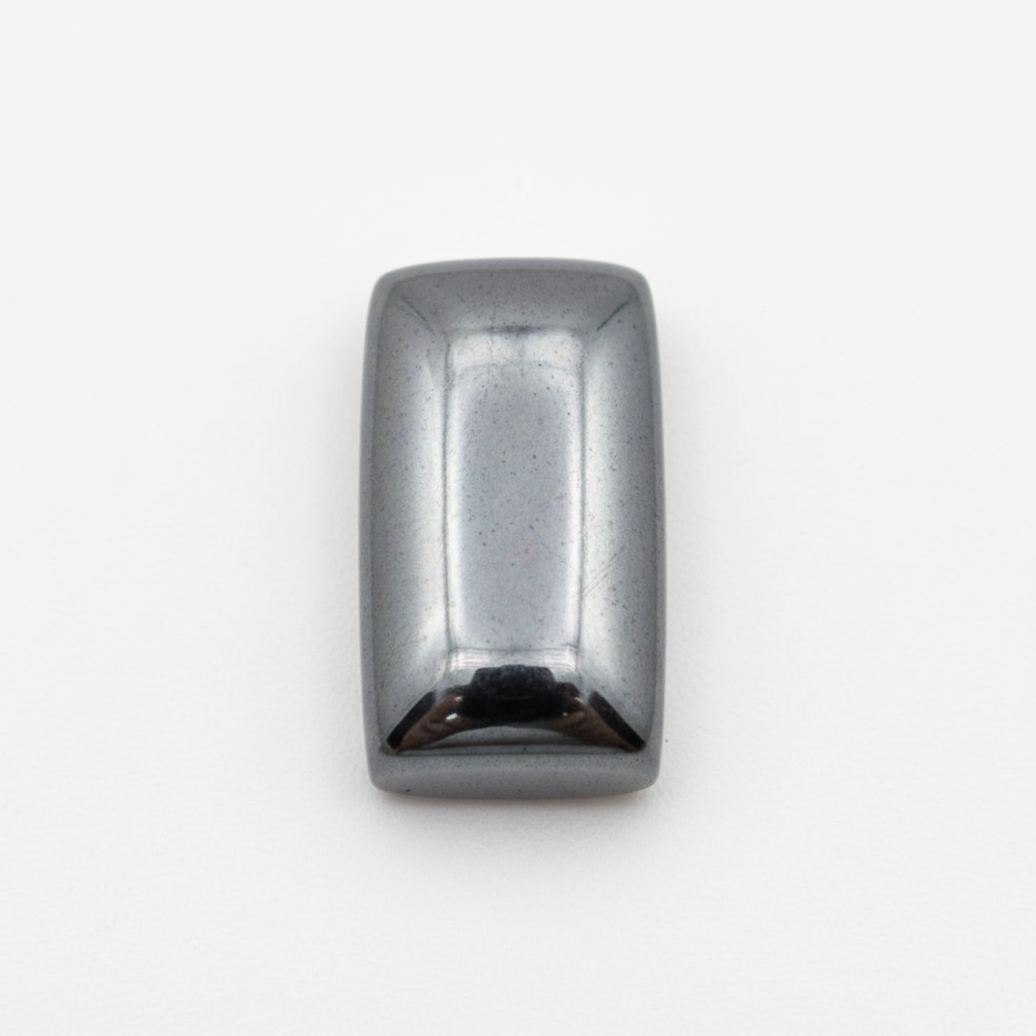 Hematite (Gunmetal) 1PC Small 5x10 MM Baguette Cabochon Gray Pure semi Precious Loose Gemstones