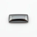 Hematite (Gunmetal) 1PC Small 6x12 MM Baguette Cabochon Gray Fiery semi Precious Semi Precious Gemstone