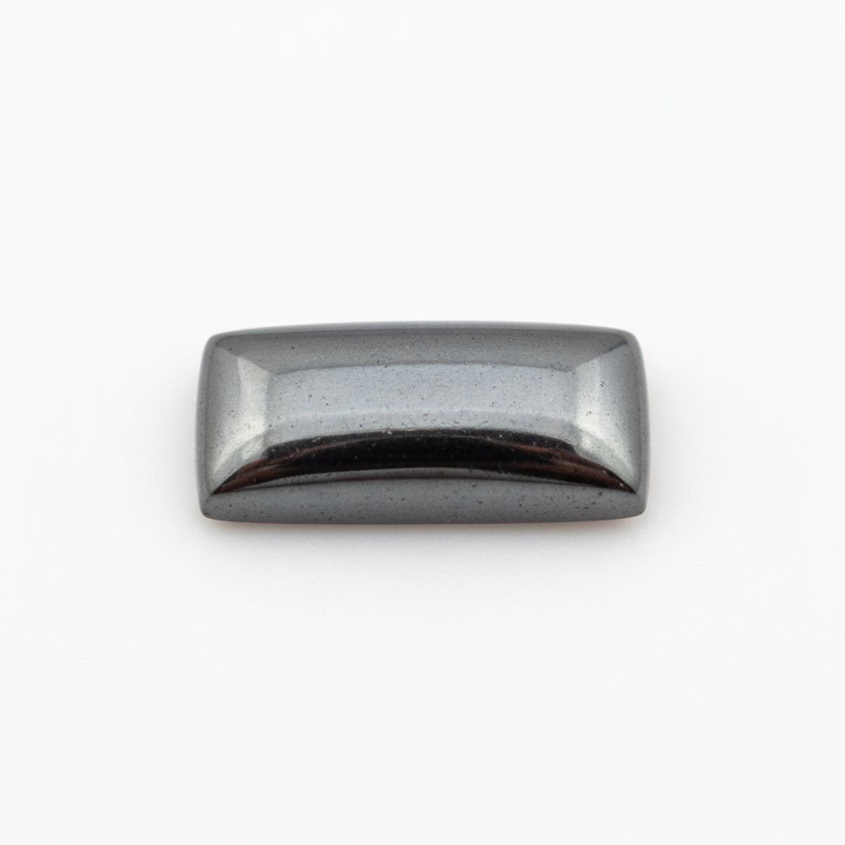 Hematite (Gunmetal) 1PC Small 6x12 MM Baguette Cabochon Gray Fiery semi Precious Semi Precious Gemstone