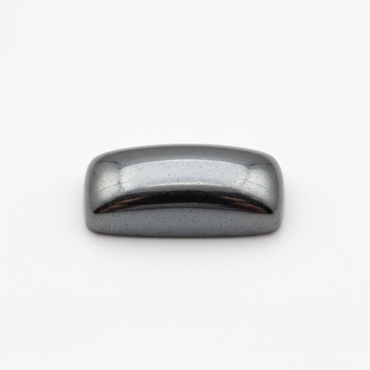 Hematite (Gunmetal) 1PC Small 6x12 MM Baguette Cabochon Gray Fiery semi Precious Semi Precious Gemstone Secundaire afbeelding