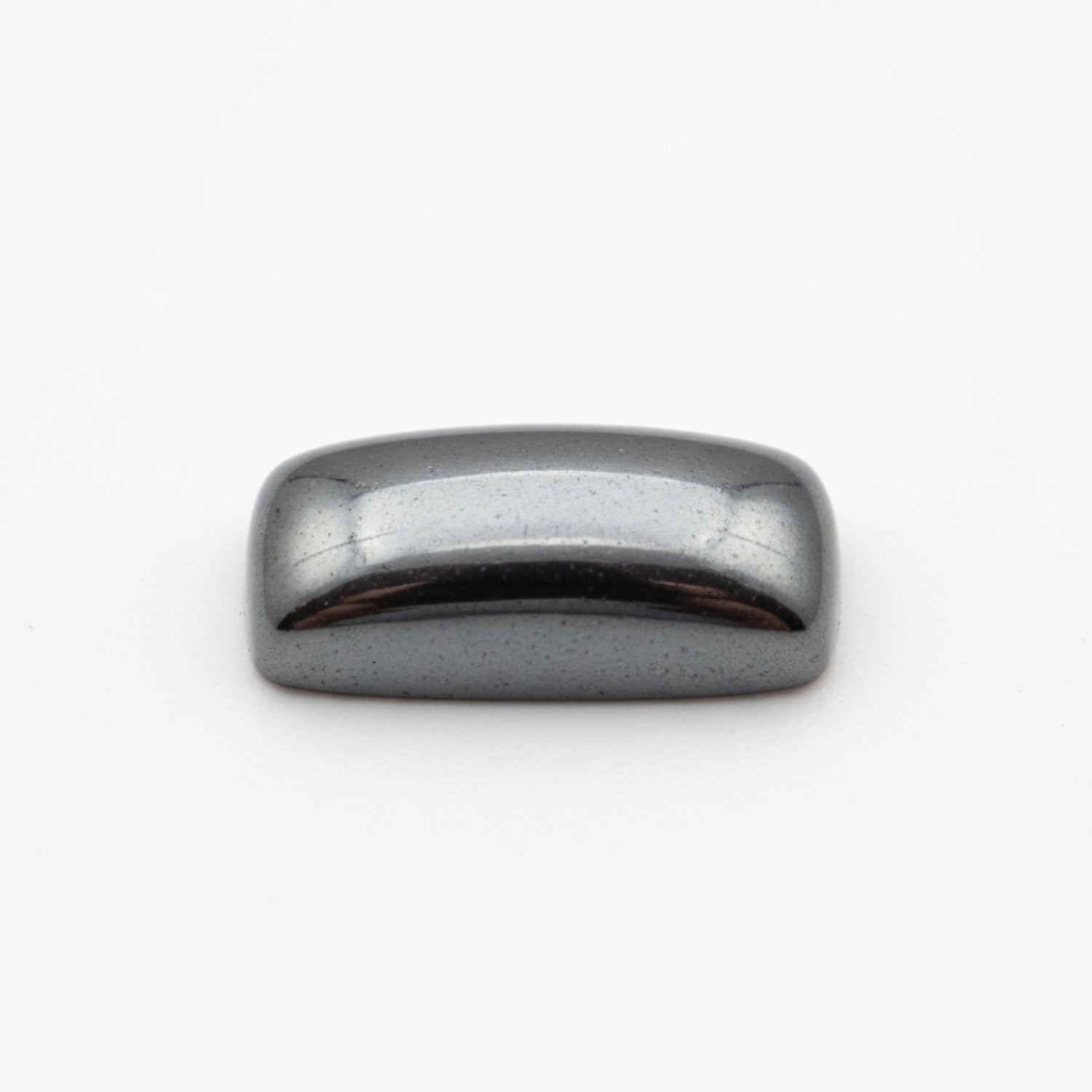Hematite (Gunmetal) 1PC Small 6x12 MM Baguette Cabochon Gray Fiery semi Precious Semi Precious Gemstone