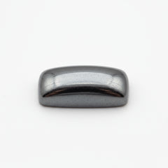 Hematite (Gunmetal) 1PC Small 6x12 MM Baguette Cabochon Gray Fiery semi Precious Semi Precious Gemstone