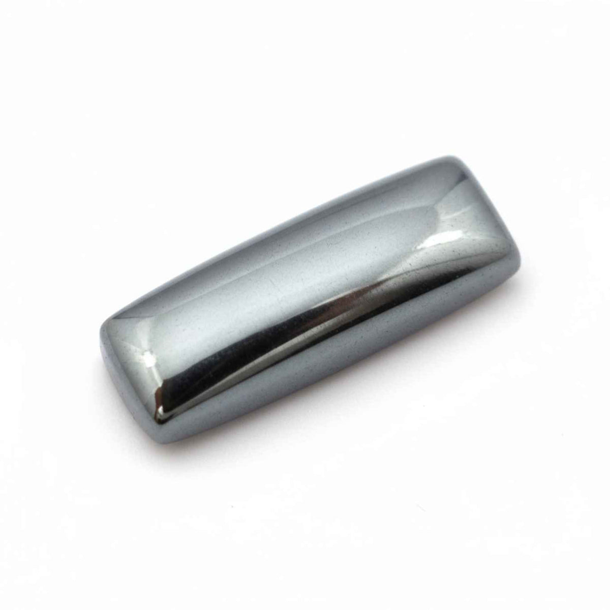 Hematite (Gunmetal) 1PC Large 8x16 MM Baguette Cabochon Gray Sparkling semi Precious Gems