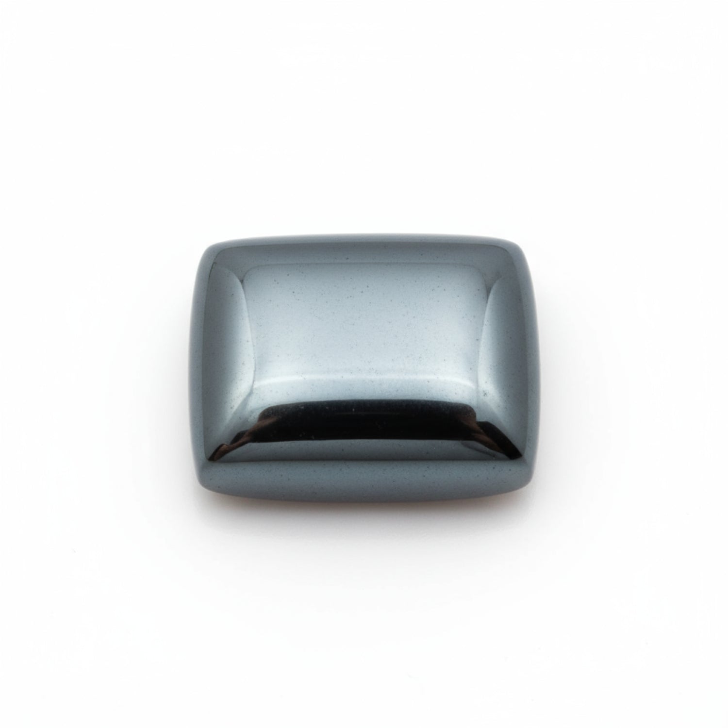 Hematite (Gunmetal) 1PC Large 11x11 MM Cushion Cabochon Gray Brilliant semi Precious Loose Gems