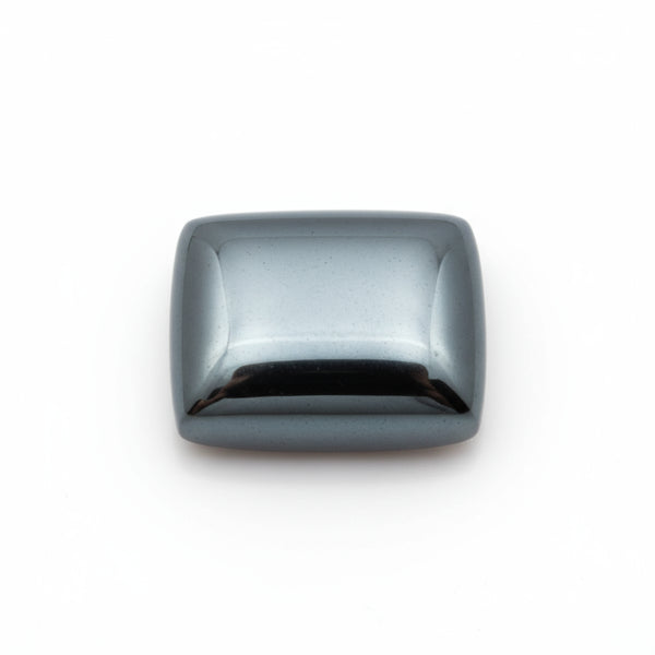 Hematite (Gunmetal) 1PC Large 11x11 MM Cushion Cabochon Gray Brilliant semi Precious Loose Gems