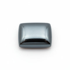 Hematite (Gunmetal) 1PC Large 11x11 MM Cushion Cabochon Gray Brilliant semi Precious Loose Gems