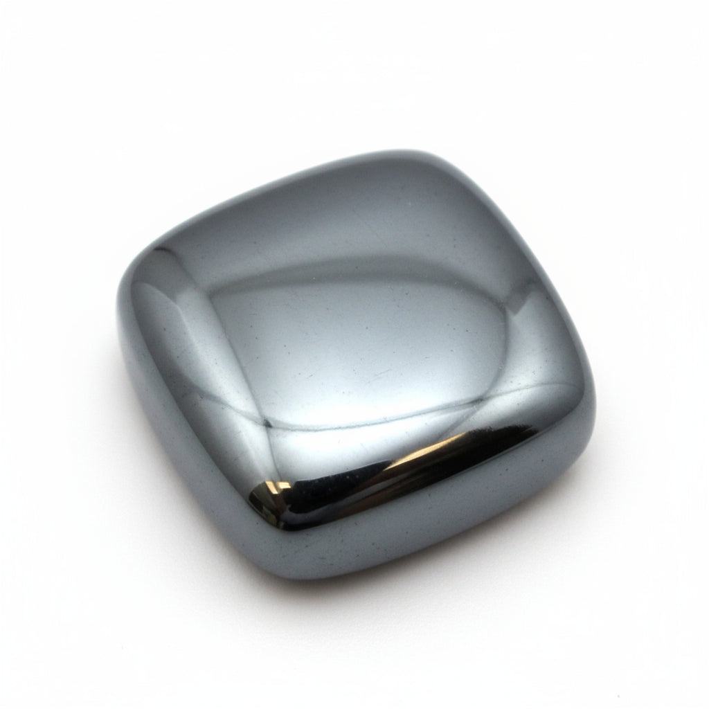 Hematite (Gunmetal) 10PC Tiny 4x4 MM Cushion Cabochon Gray Fine semi Precious Gems